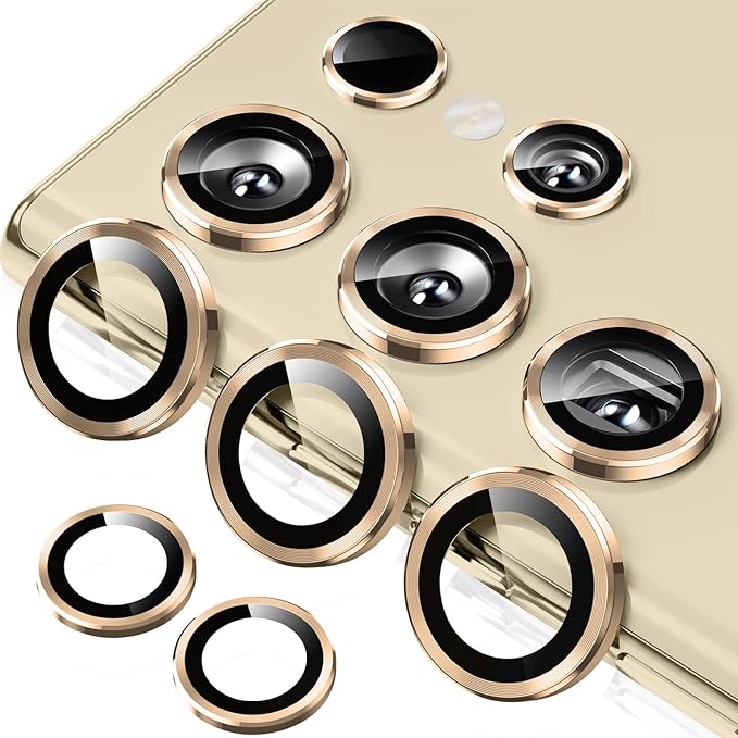 Anank Camera Glass Samsung S24 Ultra Titanium Yellow - 904056 Anank Camera Glass Samsung S24 Ultra Titanium Yellow - 904056